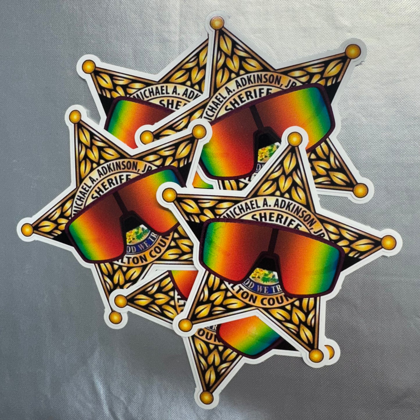 Walton County Strong Glasses Decal