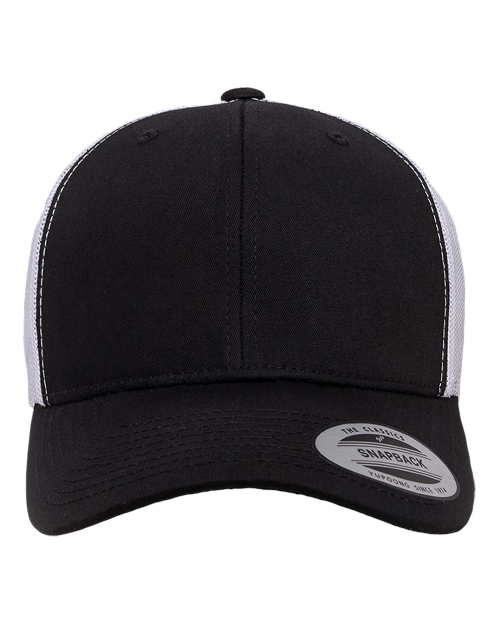 FDSA black SnapBack - Black Topographic White engraved logo
