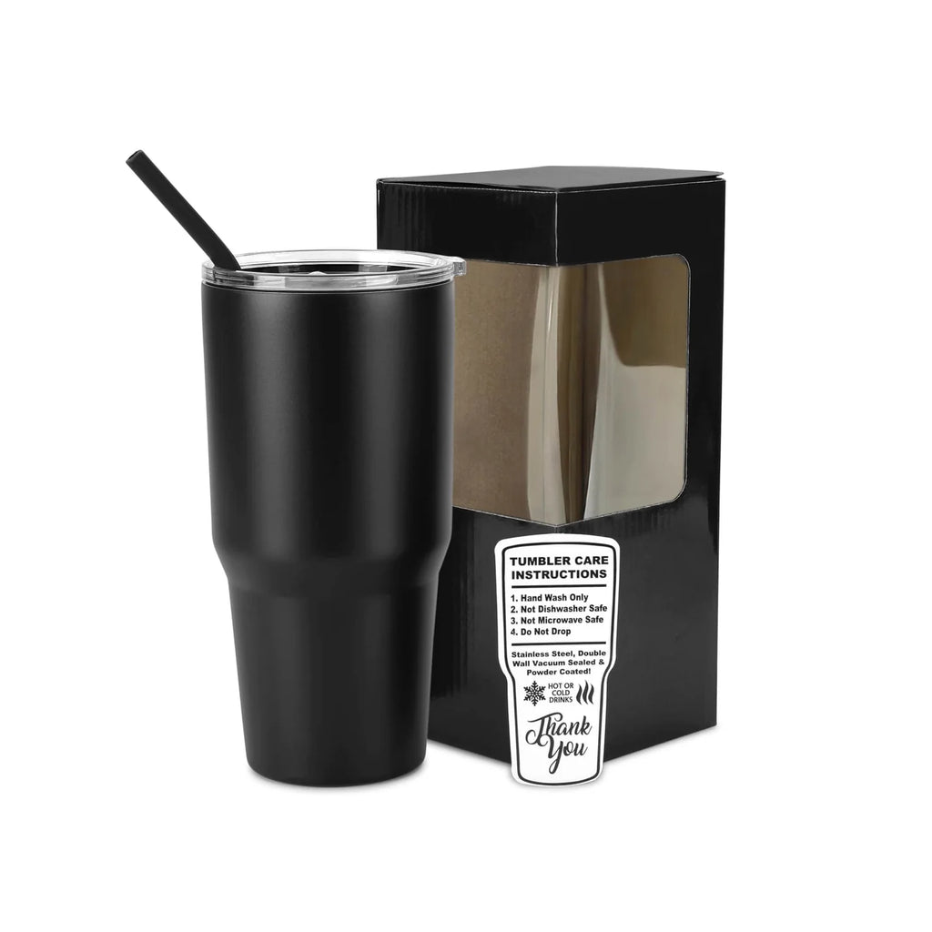 FDSA 30oz Black/Green Tumbler Engraved