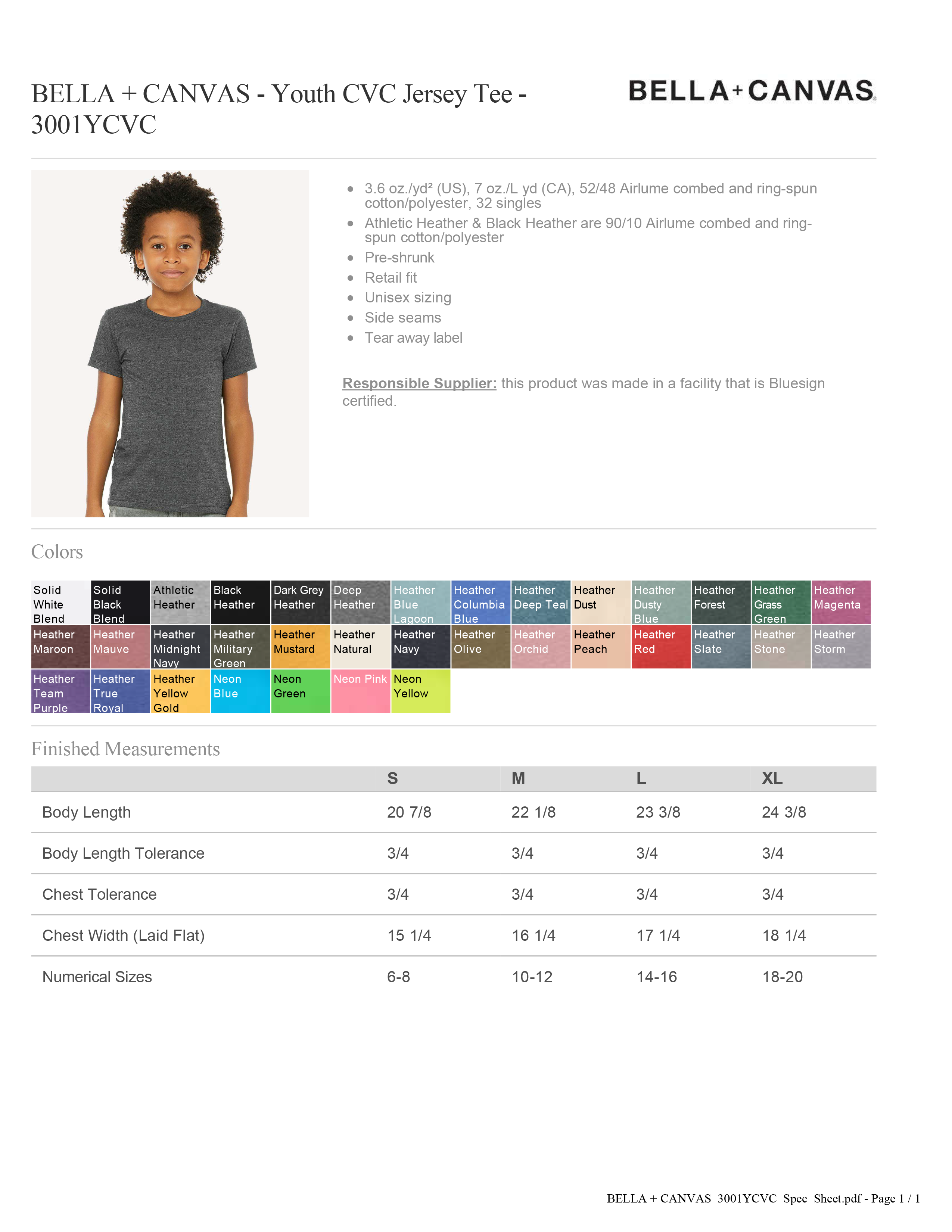 2026 Conference Youth CVC Jersey Tee