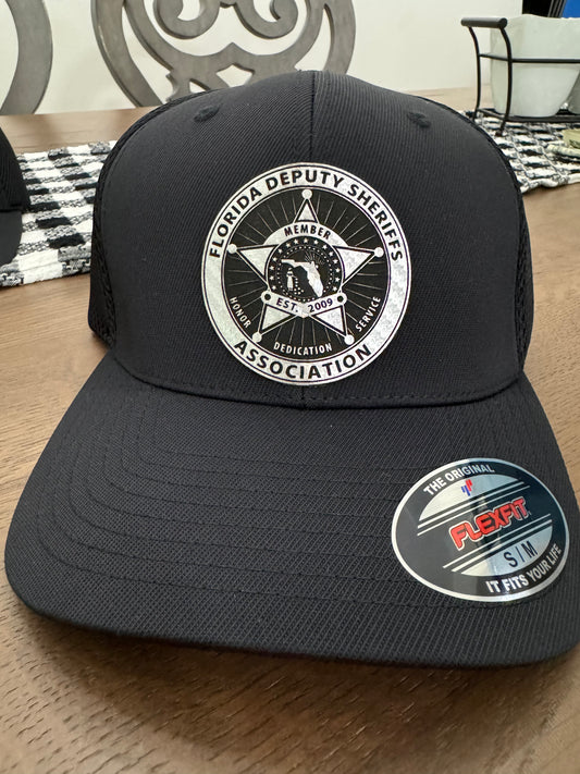 FDSA black SnapBack - Silver Carbon Fiber engraved logo