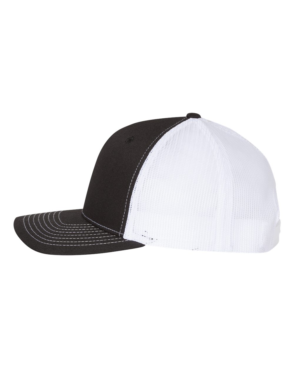 FDSA Black/White Richardson 112 Snap Back - Printed FDSA Logo