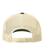 FDSA Heather Grey/ Birch/ Army Olive Richardson 112 Snap Back - Printed FDSA Logo