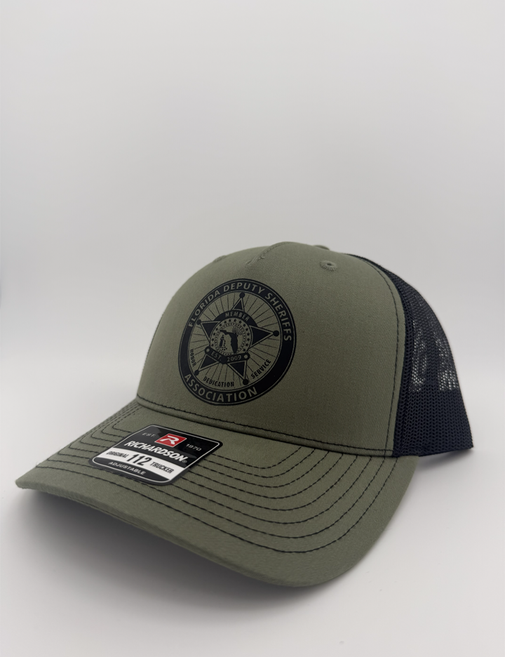 FDSA Loden/Black Richardson 112 Snap Back - Printed FDSA Logo